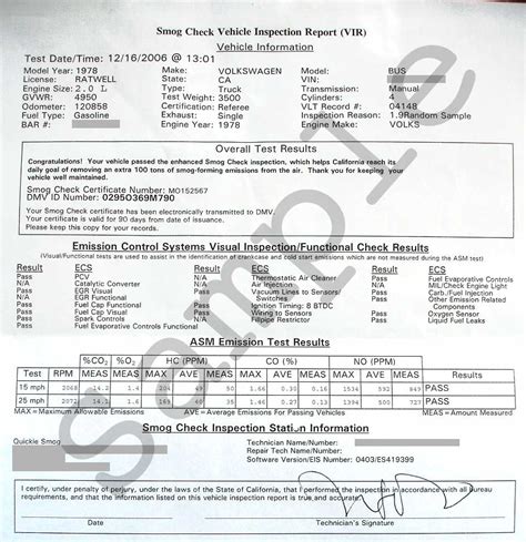 emission test results explained|How to Read the Results from Your Smog Check.